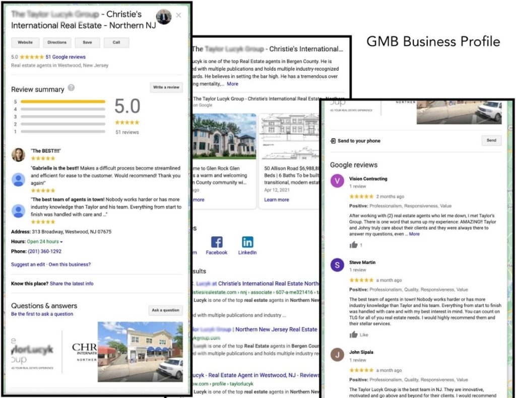 Google My Business Profile Page Example